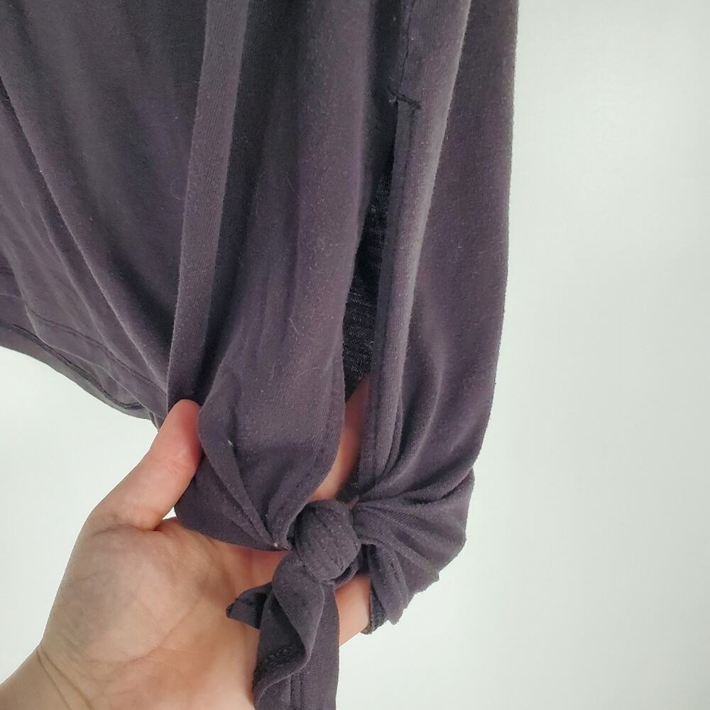 Athleta Black Purple Cloudlight Asymmetrical Side… - image 5